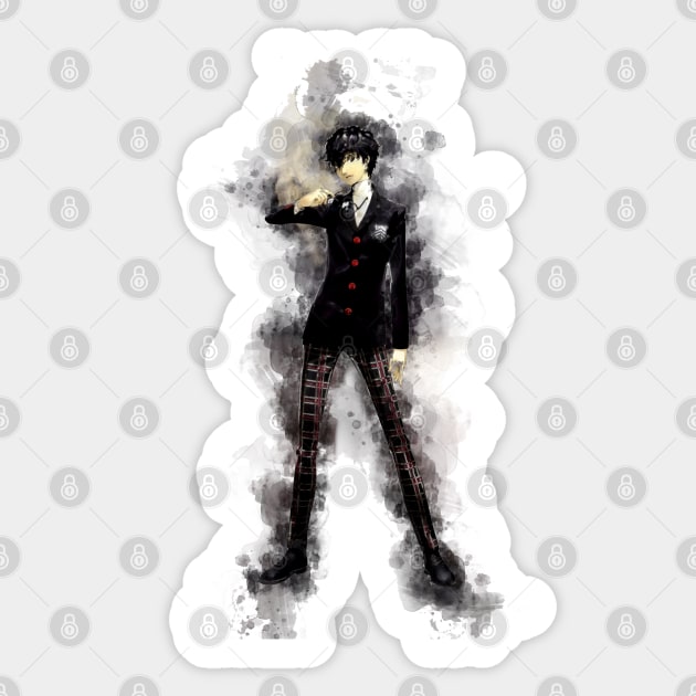 Persona 5 Royal - Joker (Watercolor) Sticker by Stylizing4You